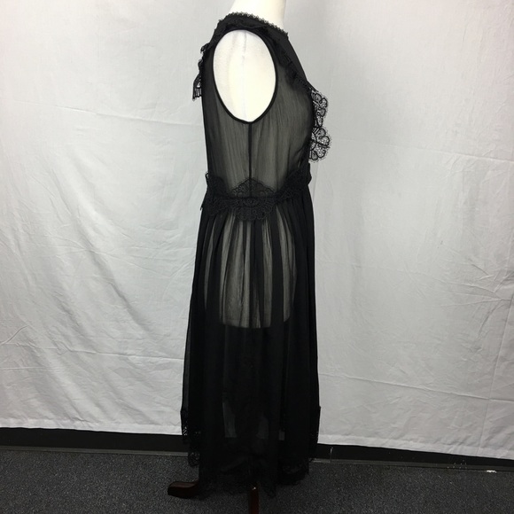 ted baker porrla frill lace midi dress